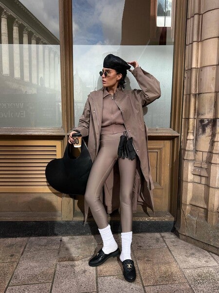 image by lissyroddyy containing woman, coat, wear, sunglasses, black